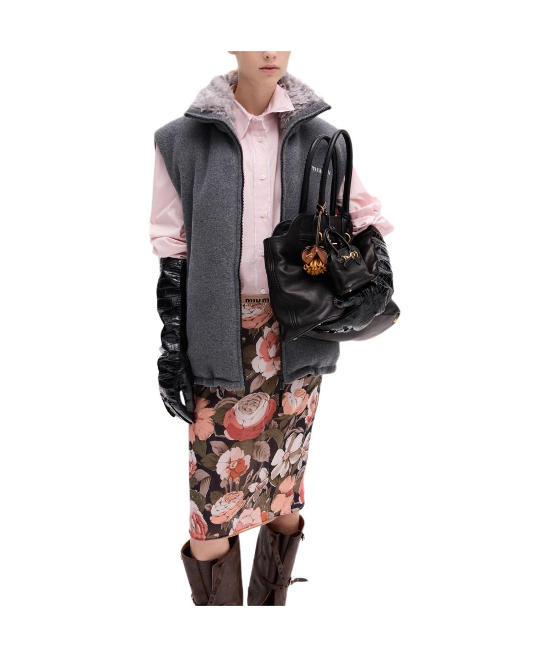 MIU MIU Розовая рубашка, фото 2