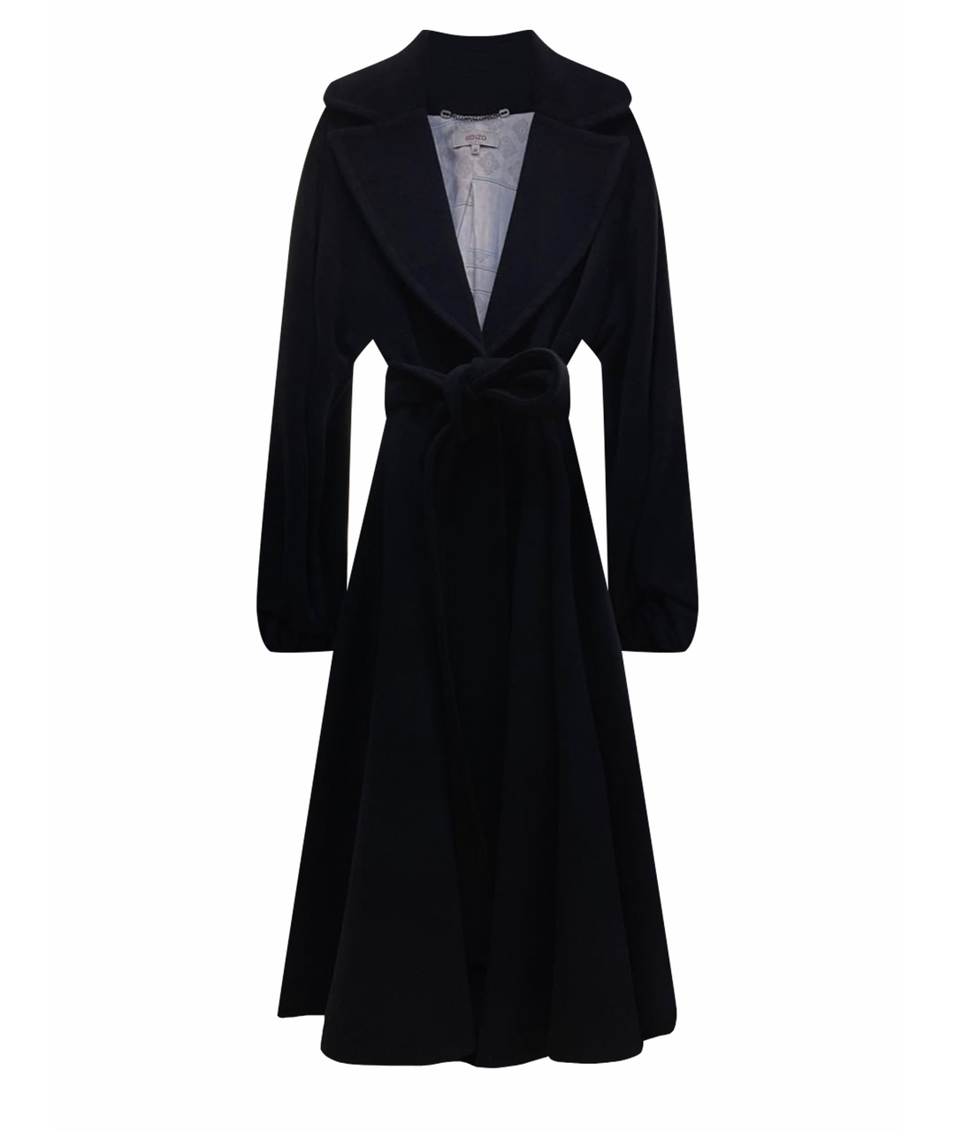 KENZO Черное кашемировое пальто, фото 1
