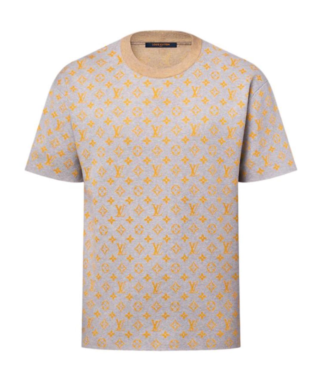 LOUIS VUITTON Бежевая хлопковая футболка, фото 1