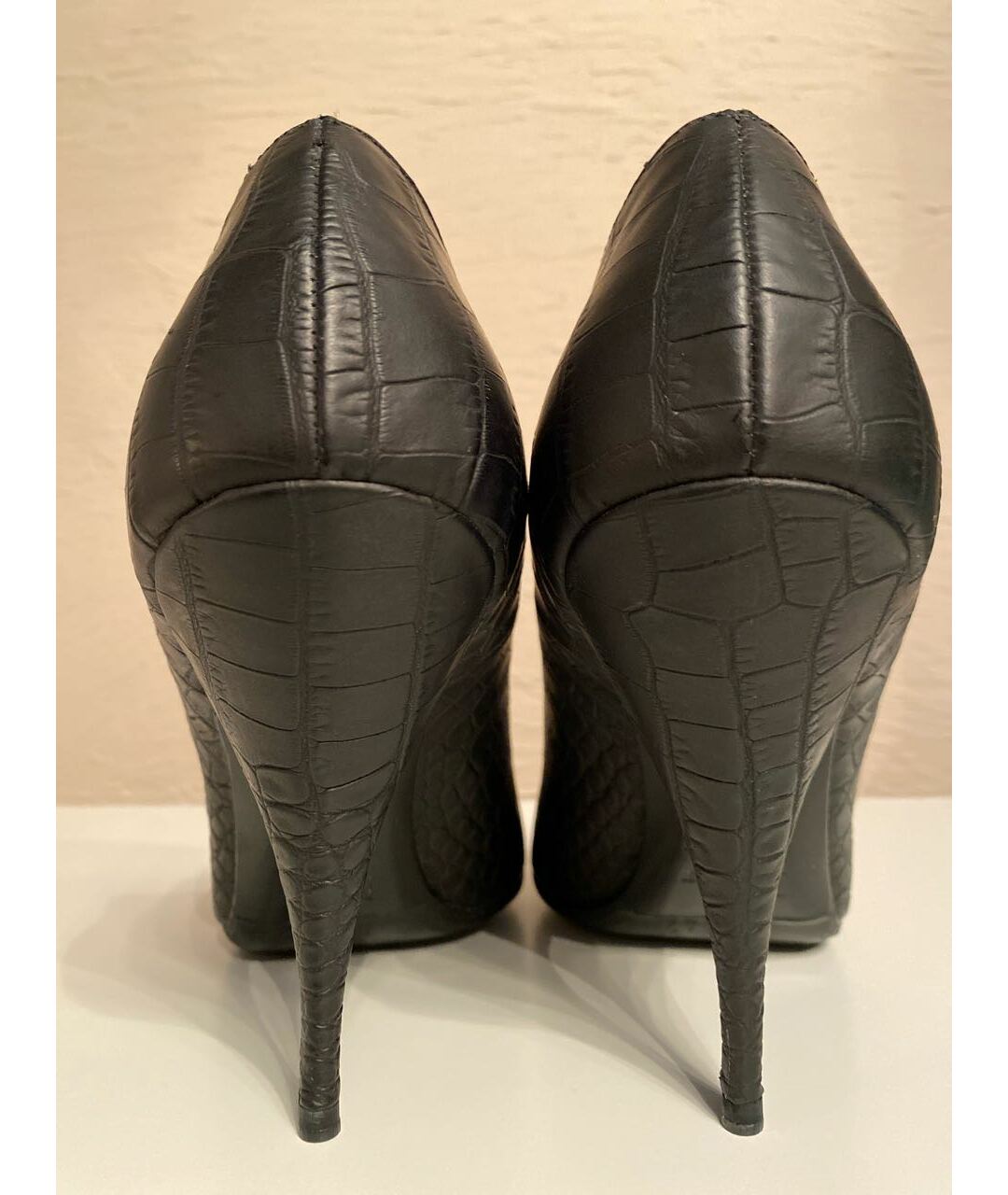 CHRISTIAN DIOR PRE-OWNED Черные кожаные туфли, фото 4