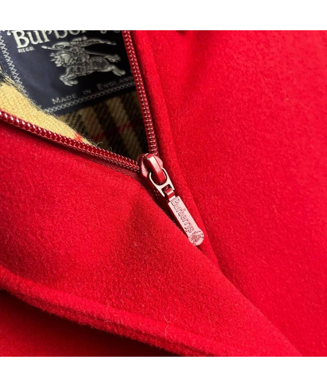 BURBERRY Красное пальто, фото 8