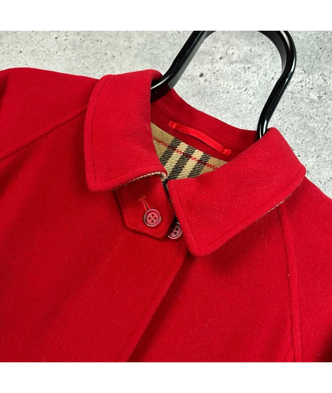 BURBERRY Красное пальто, фото 6