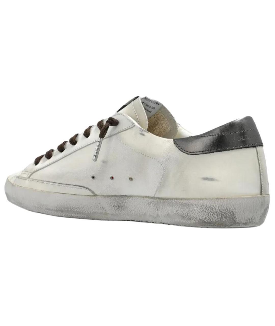 GOLDEN GOOSE DELUXE BRAND Белые низкие кроссовки / кеды, фото 4