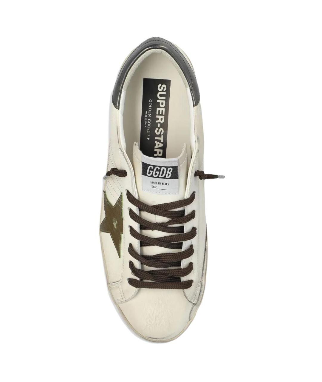 GOLDEN GOOSE DELUXE BRAND Белые низкие кроссовки / кеды, фото 5