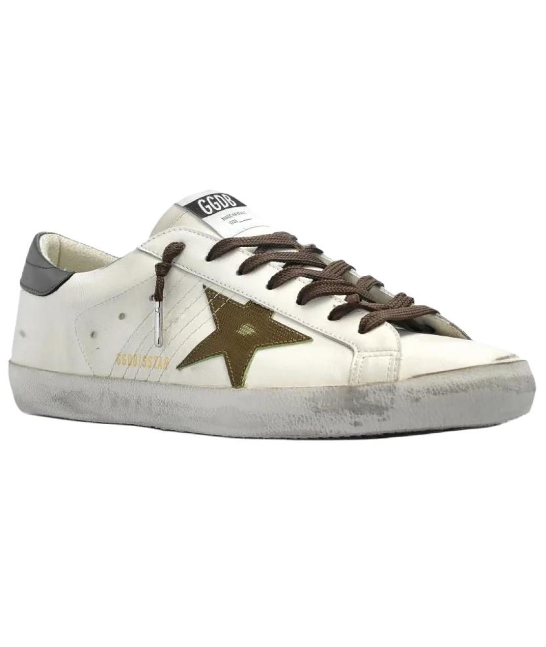 GOLDEN GOOSE DELUXE BRAND Белые низкие кроссовки / кеды, фото 3