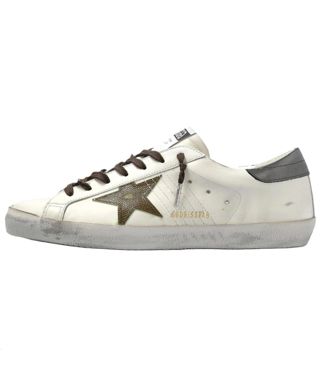 GOLDEN GOOSE DELUXE BRAND Белые низкие кроссовки / кеды, фото 2
