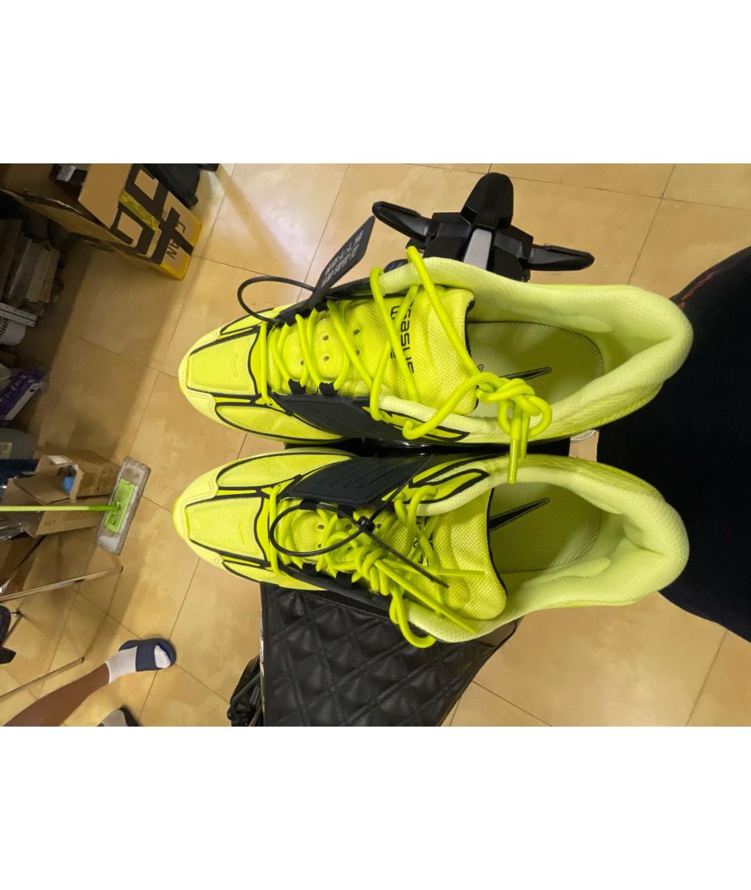 NIKE Салатовые низкие кроссовки / кеды, фото 3