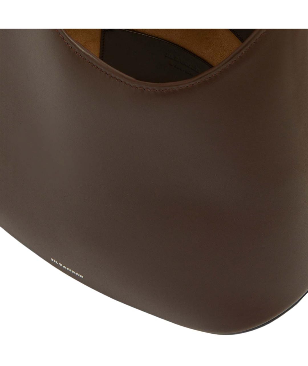JIL SANDER Коричневая сумка через плечо, фото 4