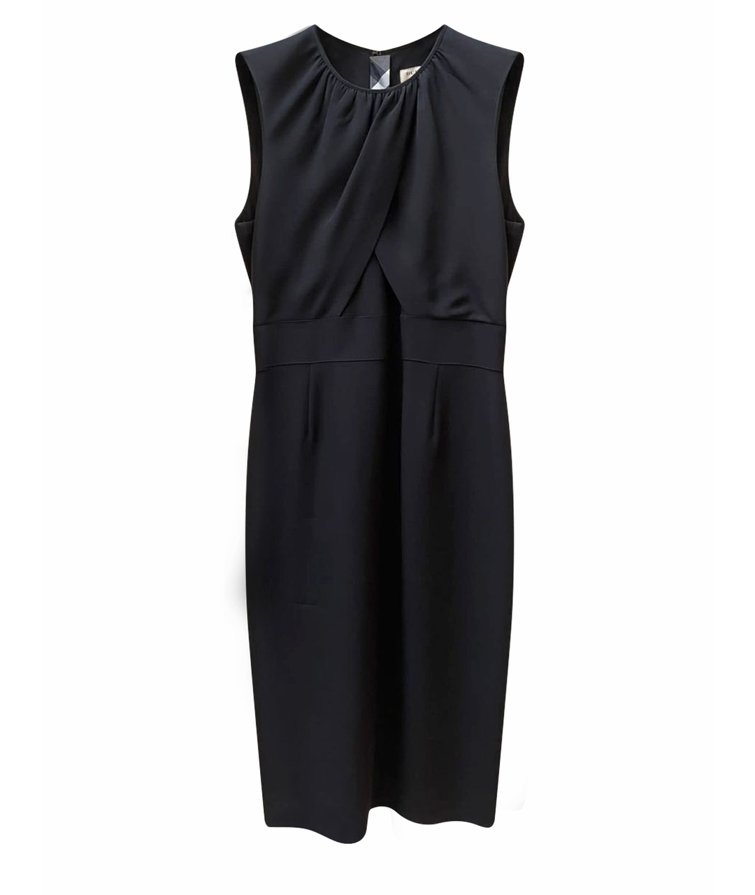 BURBERRY Черное шелковое коктейльное платье, фото 1