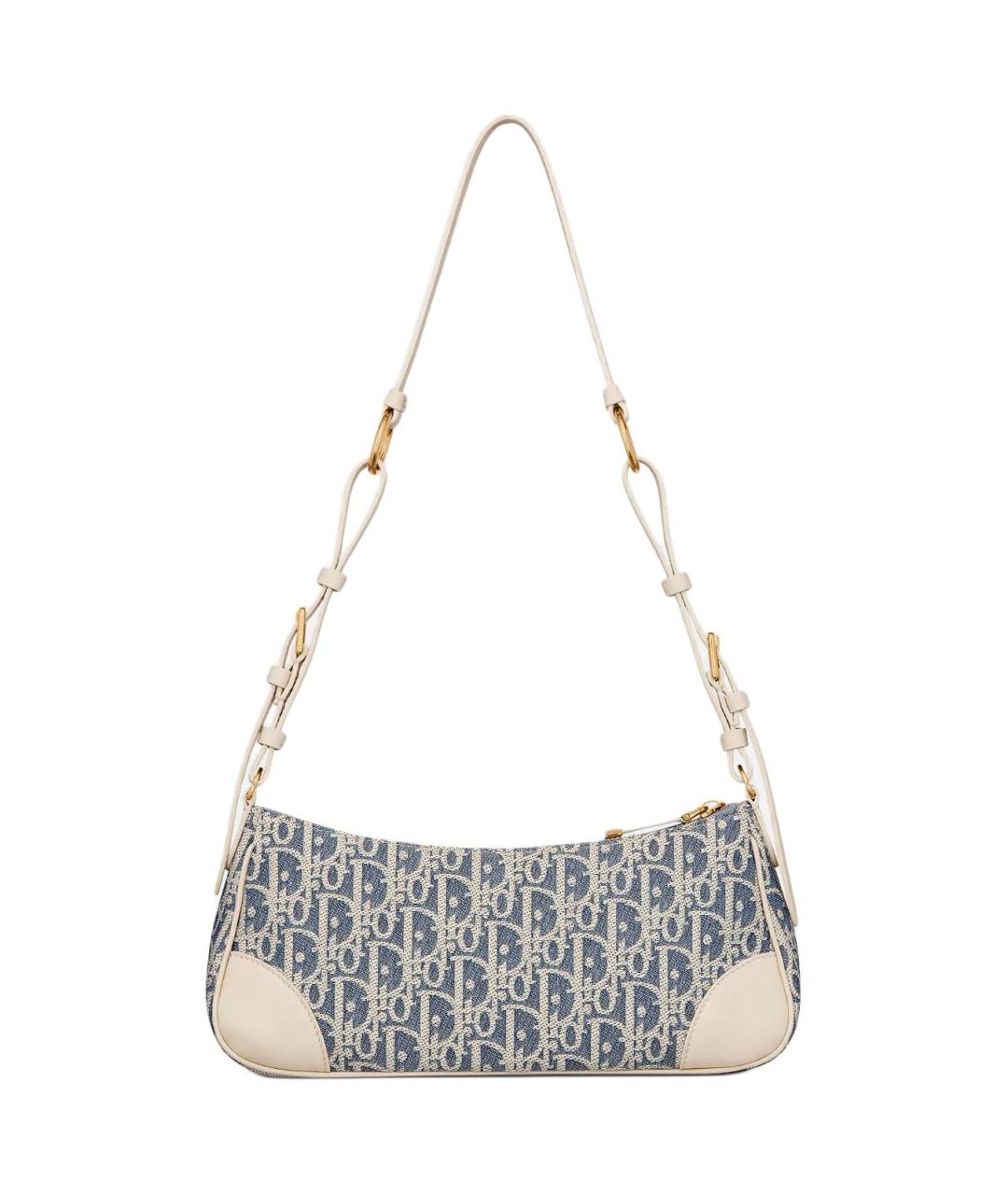 CHRISTIAN DIOR Синяя сумка через плечо, фото 3