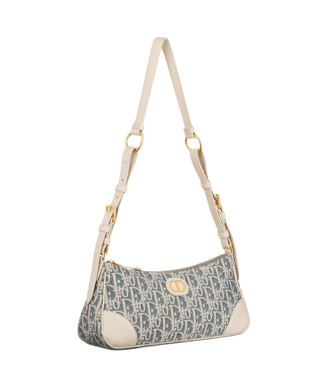 CHRISTIAN DIOR Синяя сумка через плечо, фото 2