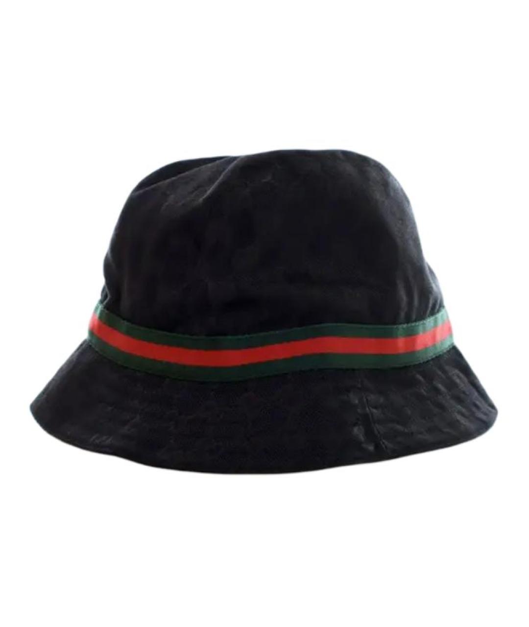 GUCCI Черная хлопковая панама, фото 2