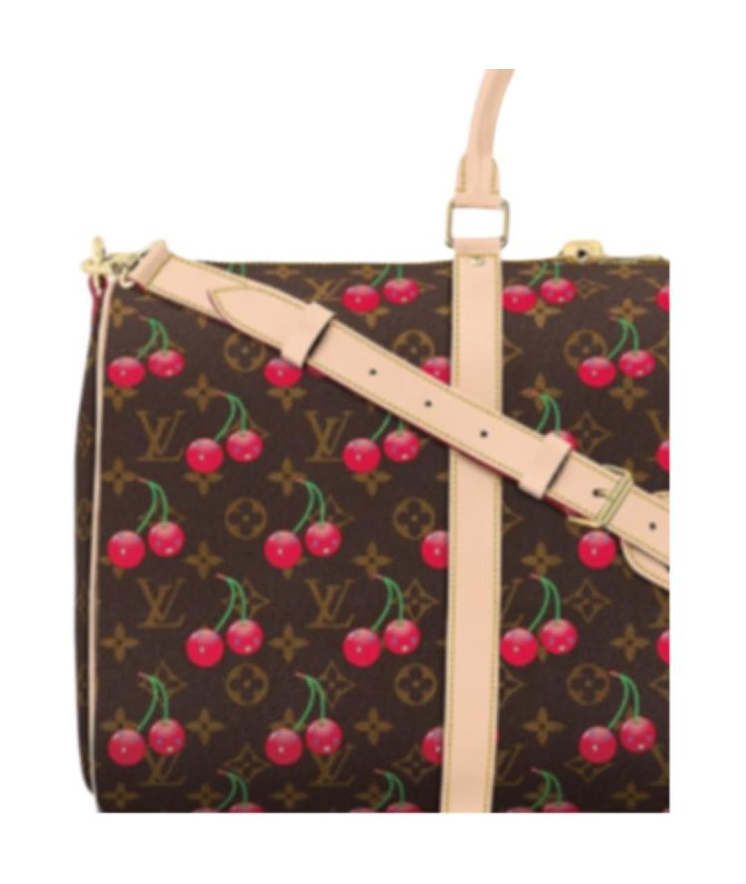 LOUIS VUITTON Коричневая дорожная/спортивная сумка, фото 2