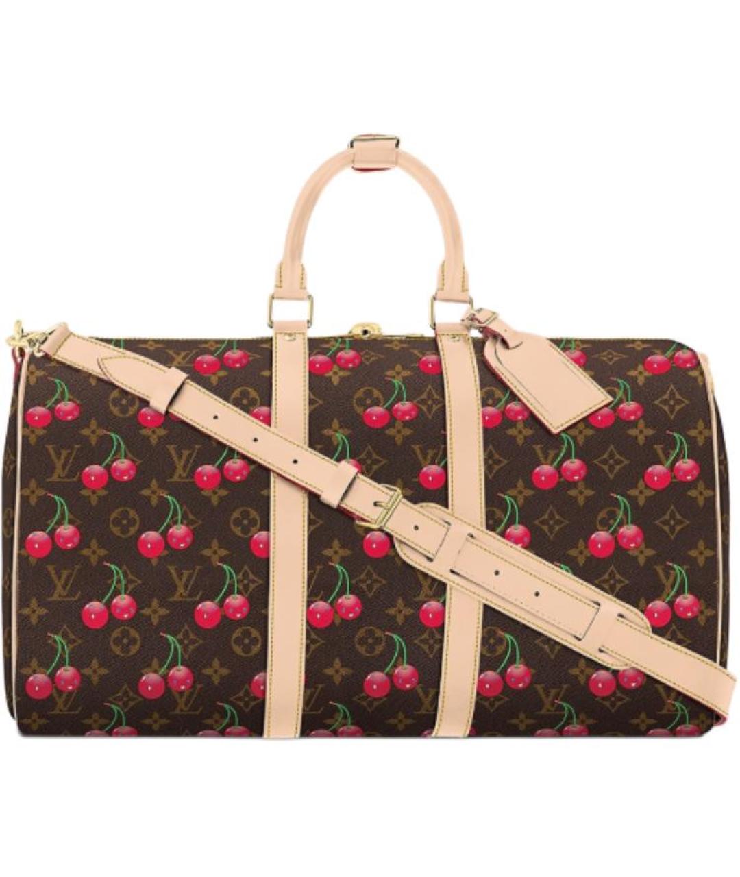 LOUIS VUITTON Коричневая дорожная/спортивная сумка, фото 1