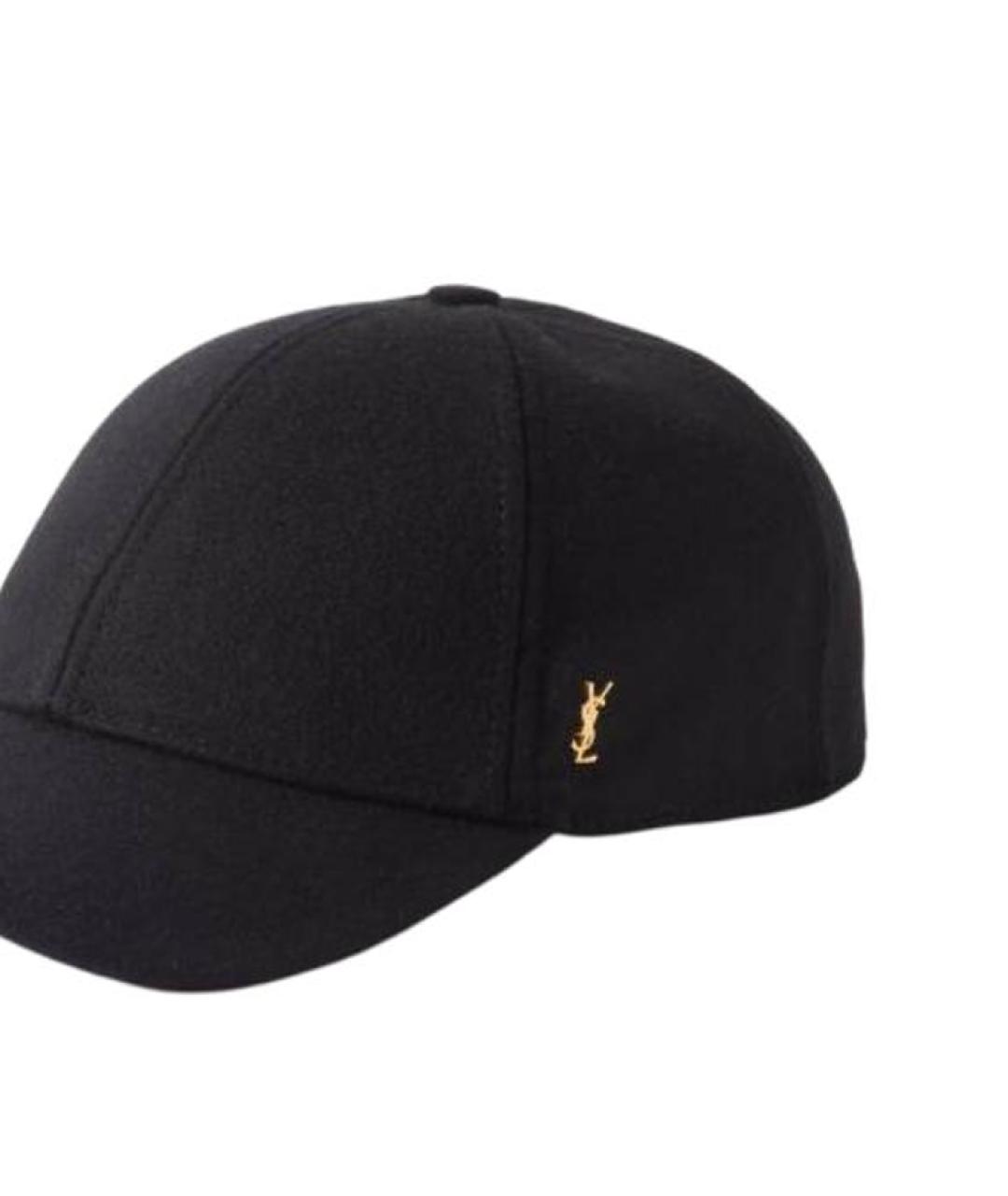 SAINT LAURENT Черная кепка, фото 3