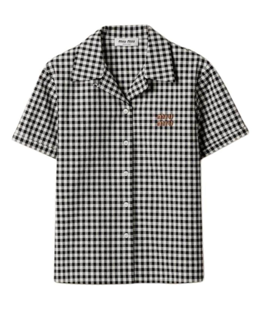 MIU MIU Черная рубашка, фото 1