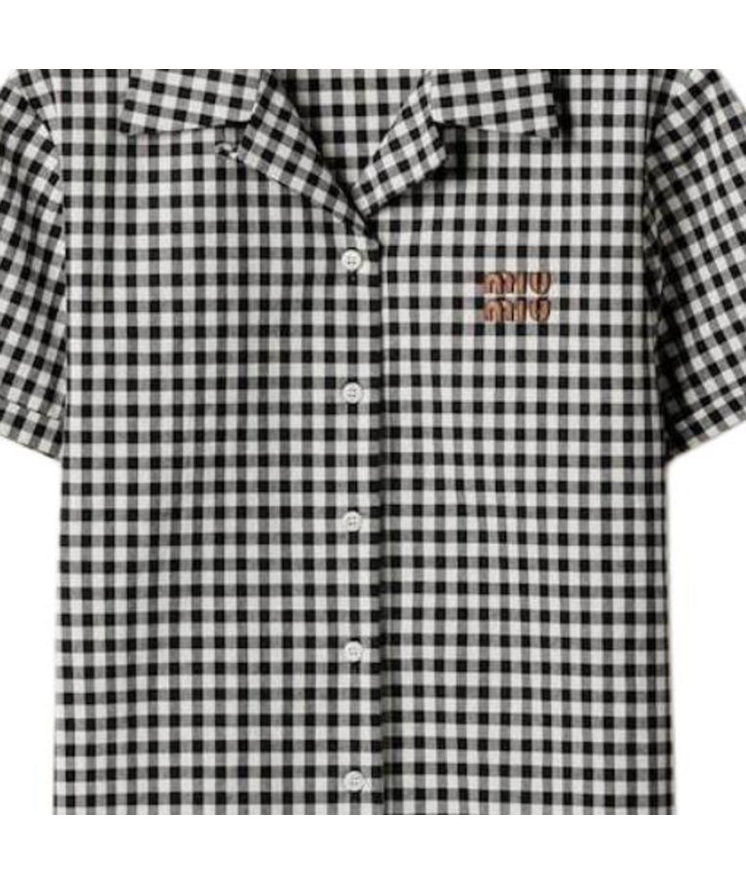 MIU MIU Черная рубашка, фото 3