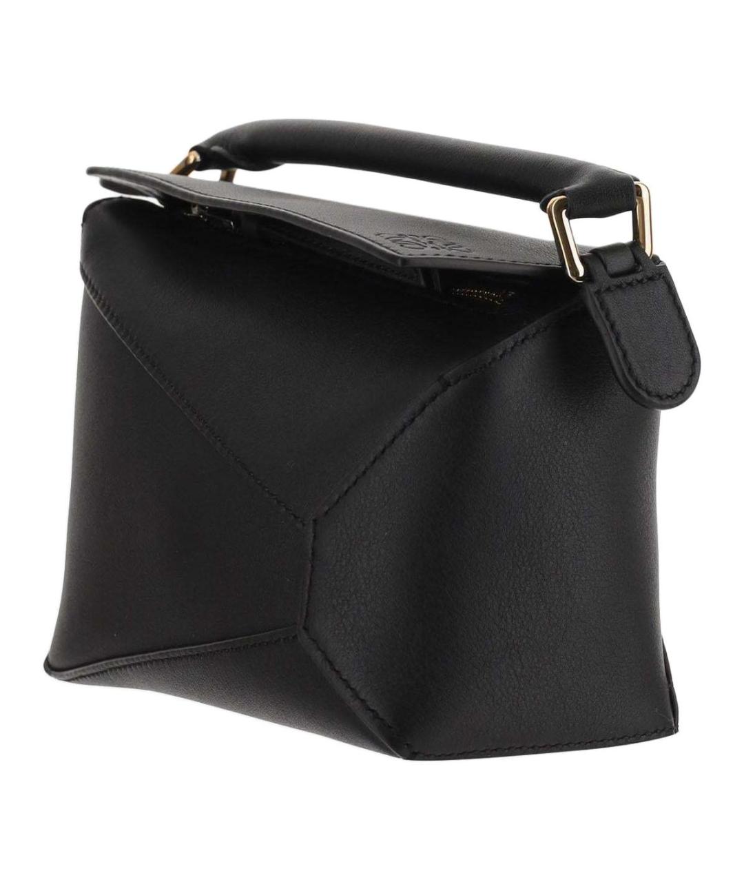 LOEWE Черная кожаная сумка через плечо, фото 2