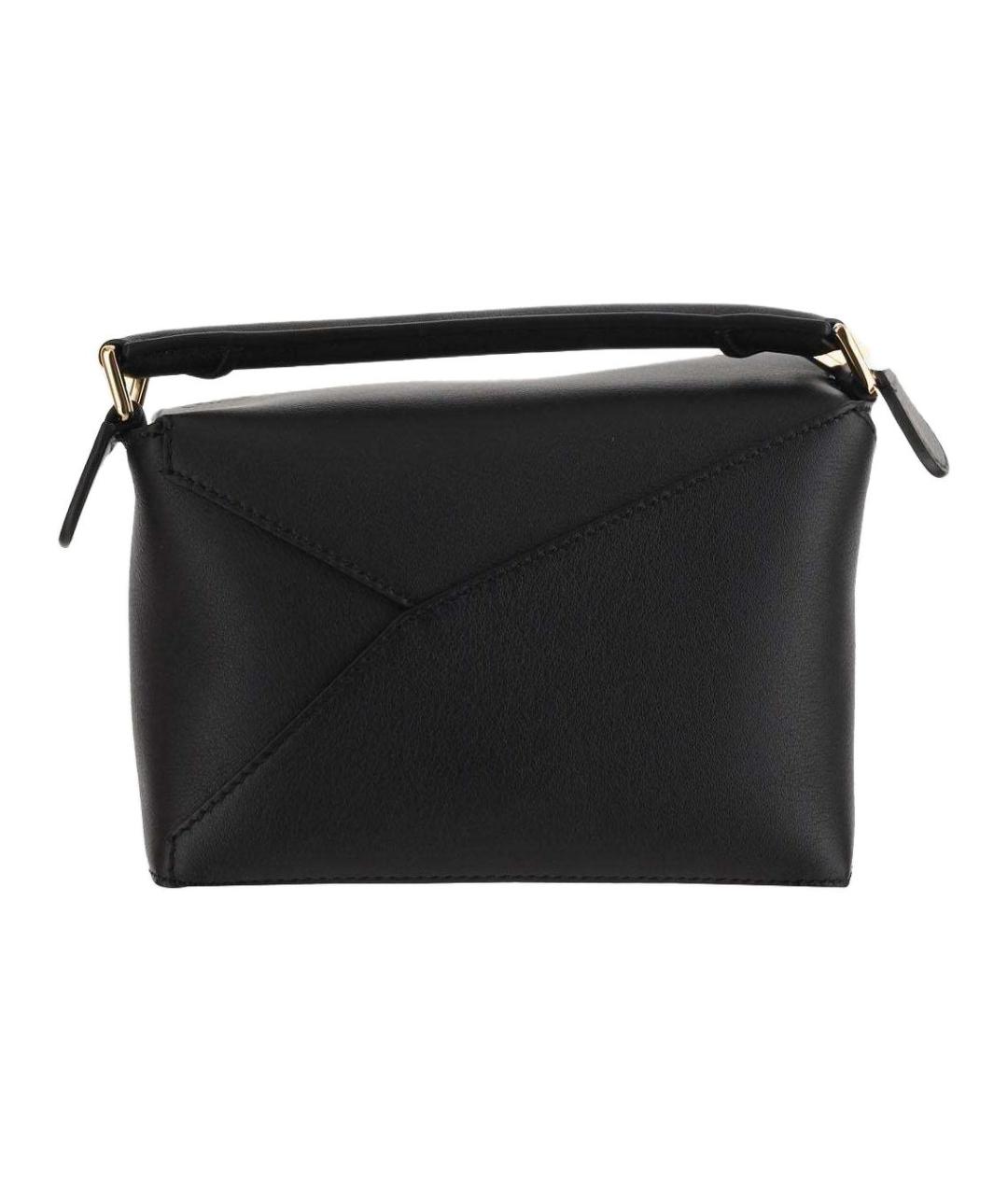 LOEWE Черная кожаная сумка через плечо, фото 3