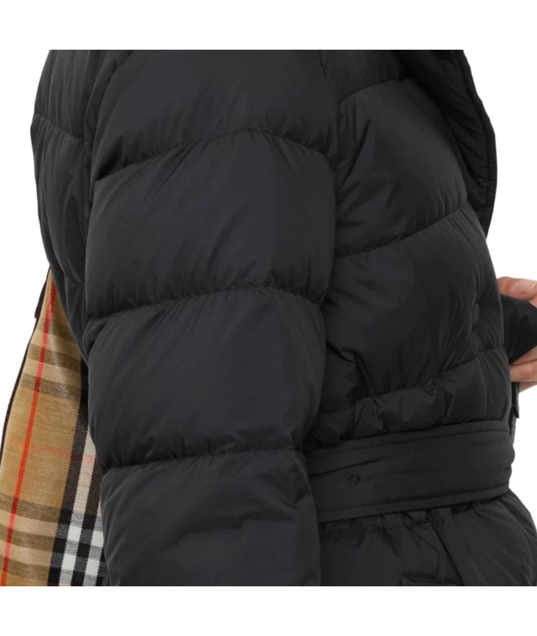 BURBERRY Черный пуховик, фото 3