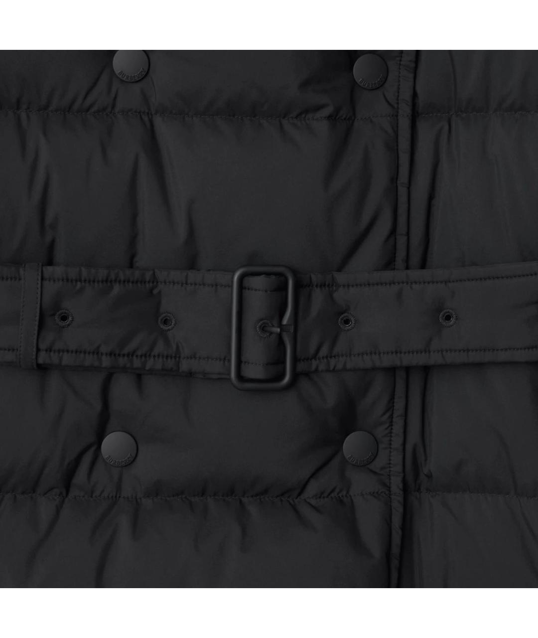 BURBERRY Черный пуховик, фото 2