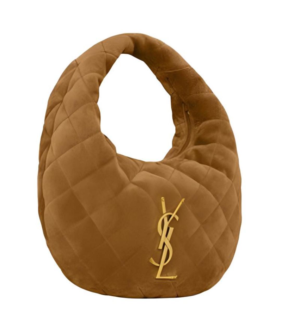 SAINT LAURENT Коричневая сумка через плечо, фото 2