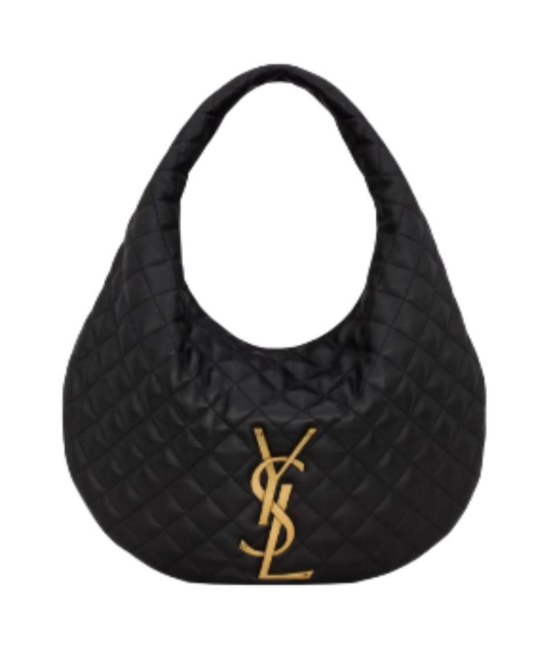 SAINT LAURENT Черная сумка через плечо, фото 1
