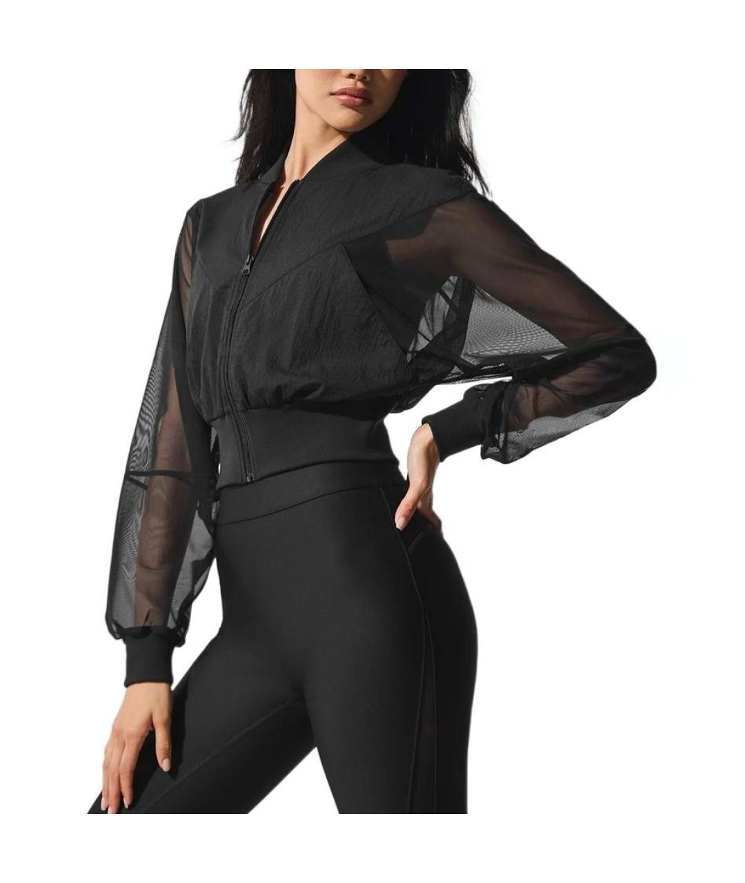 ALO YOGA Черная куртка, фото 3