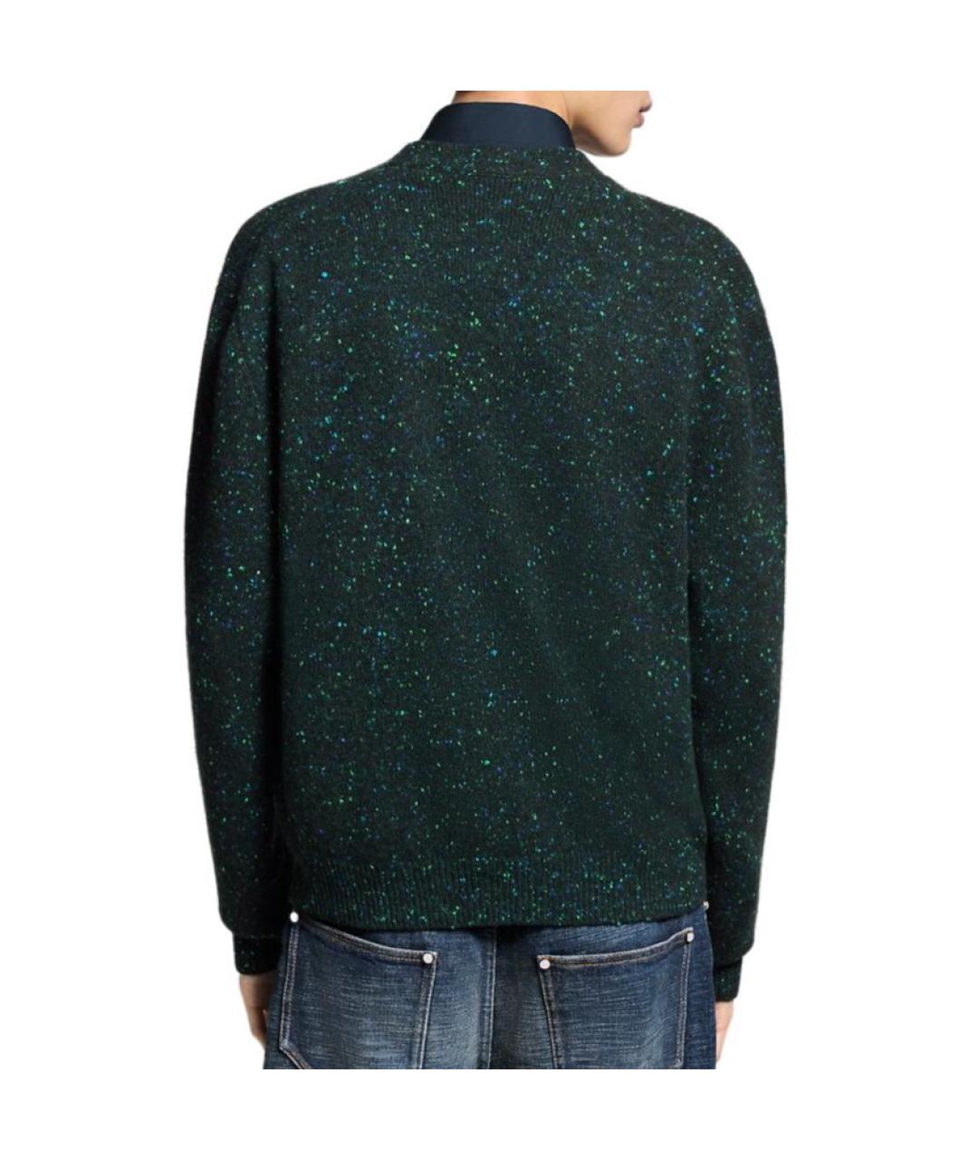 LOUIS VUITTON Зеленый кашемировый кардиган, фото 3