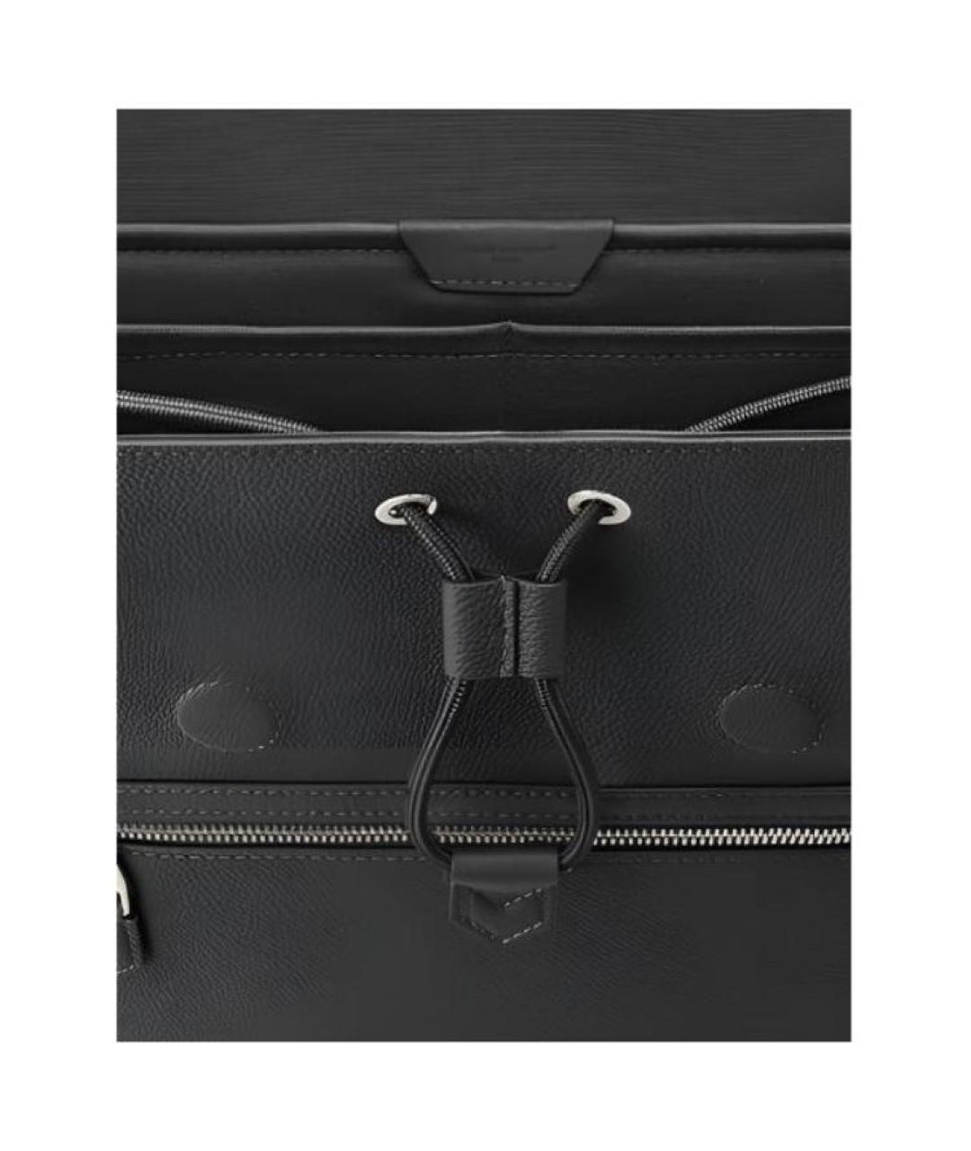 LOUIS VUITTON Черный кожаный рюкзак, фото 5