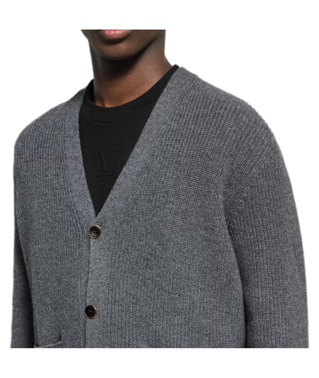 LOUIS VUITTON Серый джемпер / свитер, фото 4