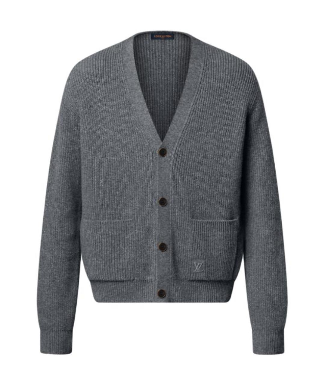 LOUIS VUITTON Серый джемпер / свитер, фото 1