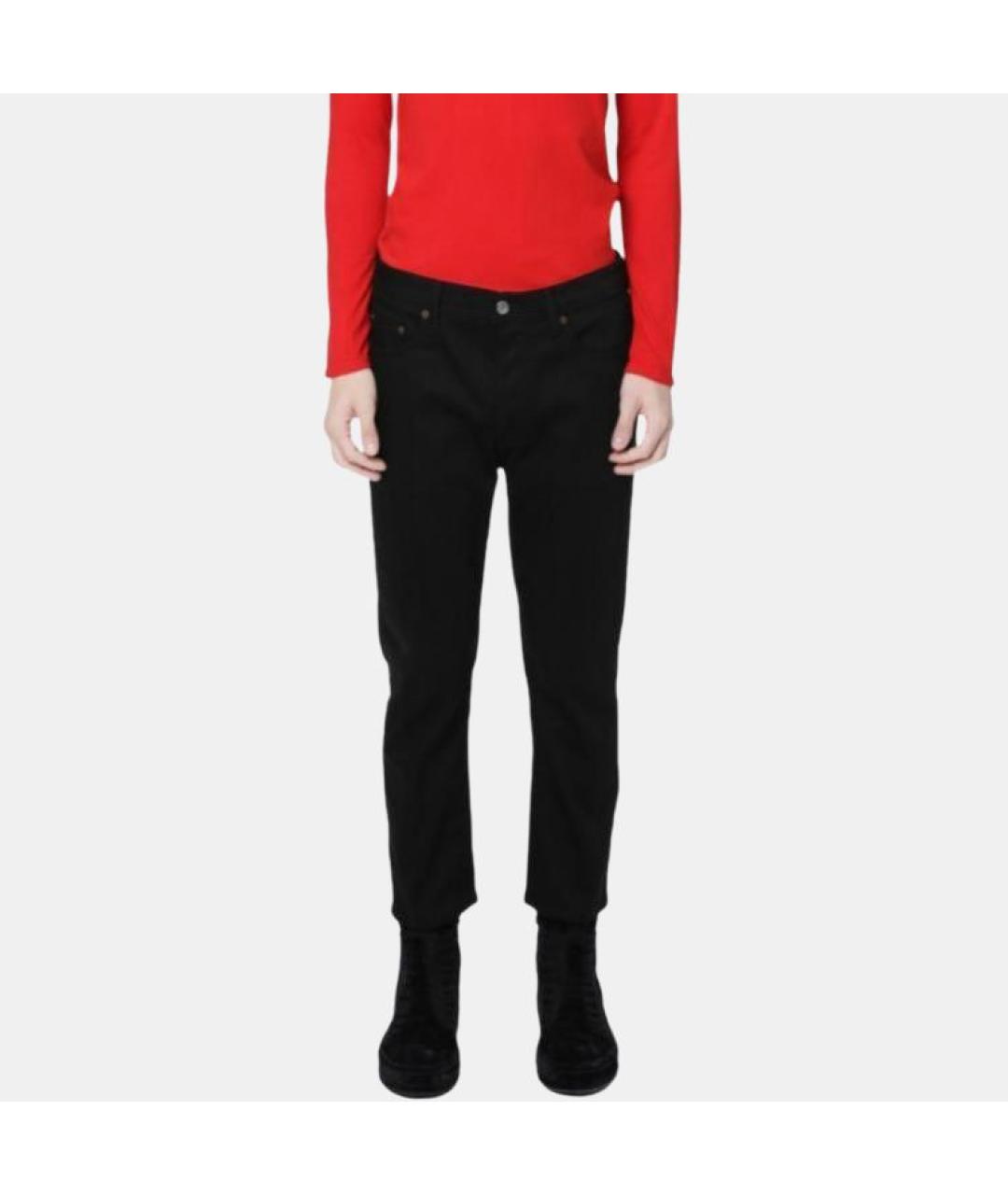 ACNE STUDIOS Черные прямые джинсы, фото 2
