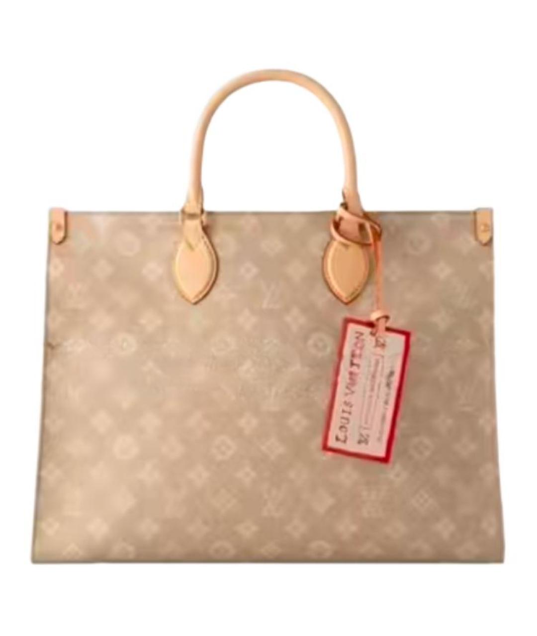 LOUIS VUITTON Бежевая сумка через плечо, фото 1