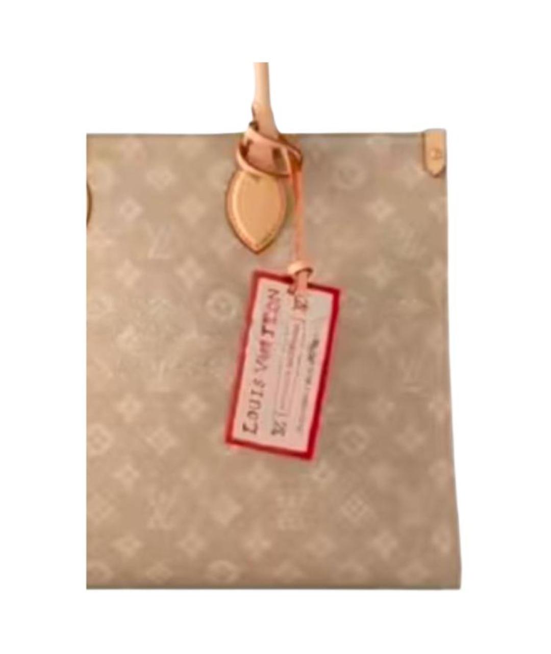 LOUIS VUITTON Бежевая сумка через плечо, фото 2