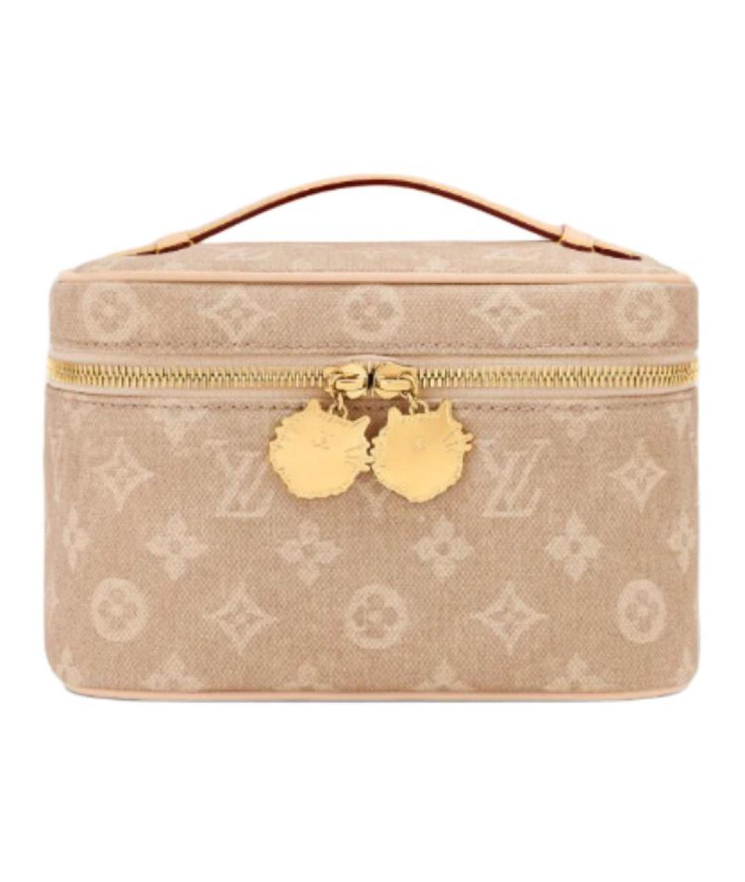 LOUIS VUITTON Бежевая сумка с короткими ручками, фото 1