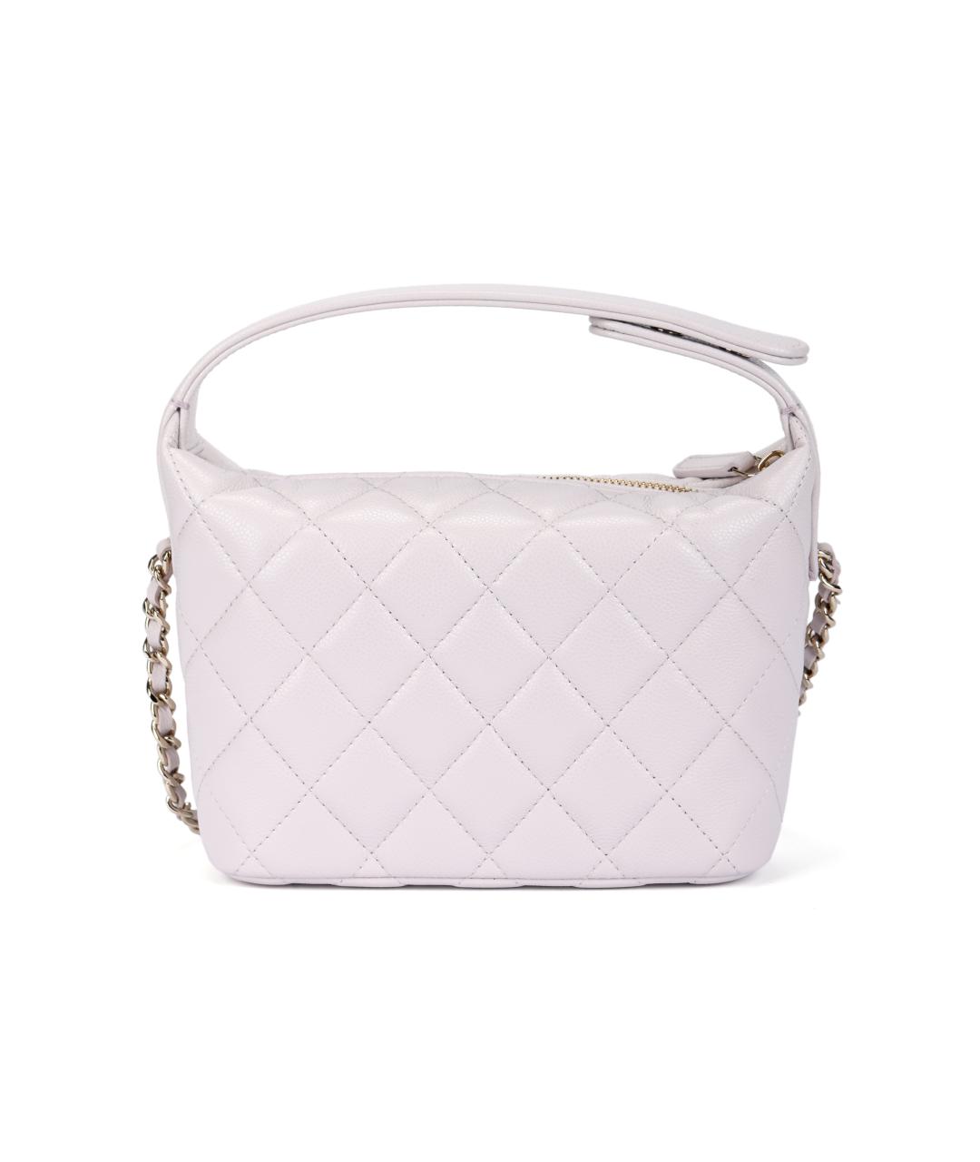 CHANEL Розовая кожаная сумка через плечо, фото 3