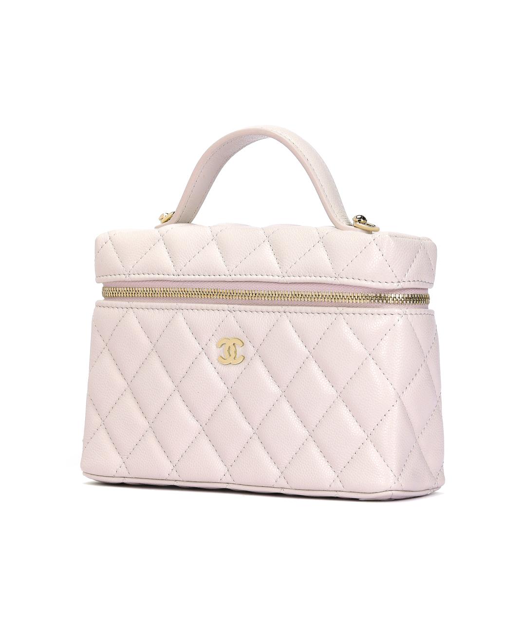 CHANEL Розовая кожаная сумка через плечо, фото 2