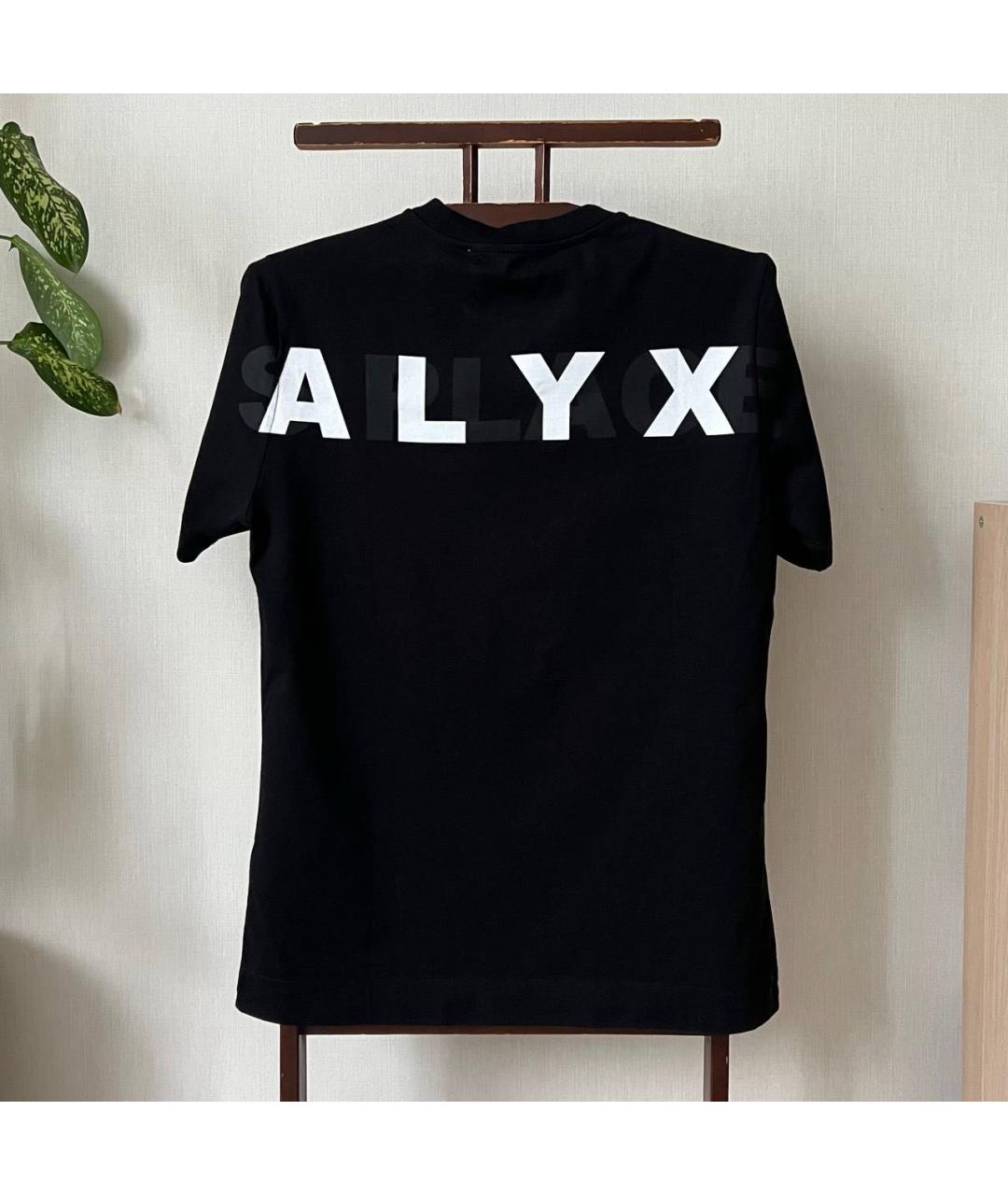 1017 ALYX 9SM Черная хлопковая футболка, фото 2