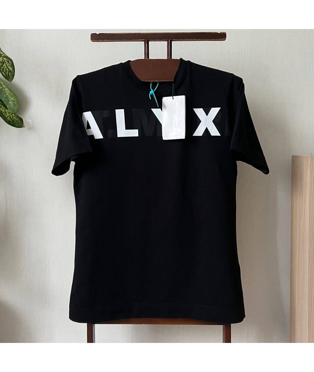 1017 ALYX 9SM Черная хлопковая футболка, фото 4