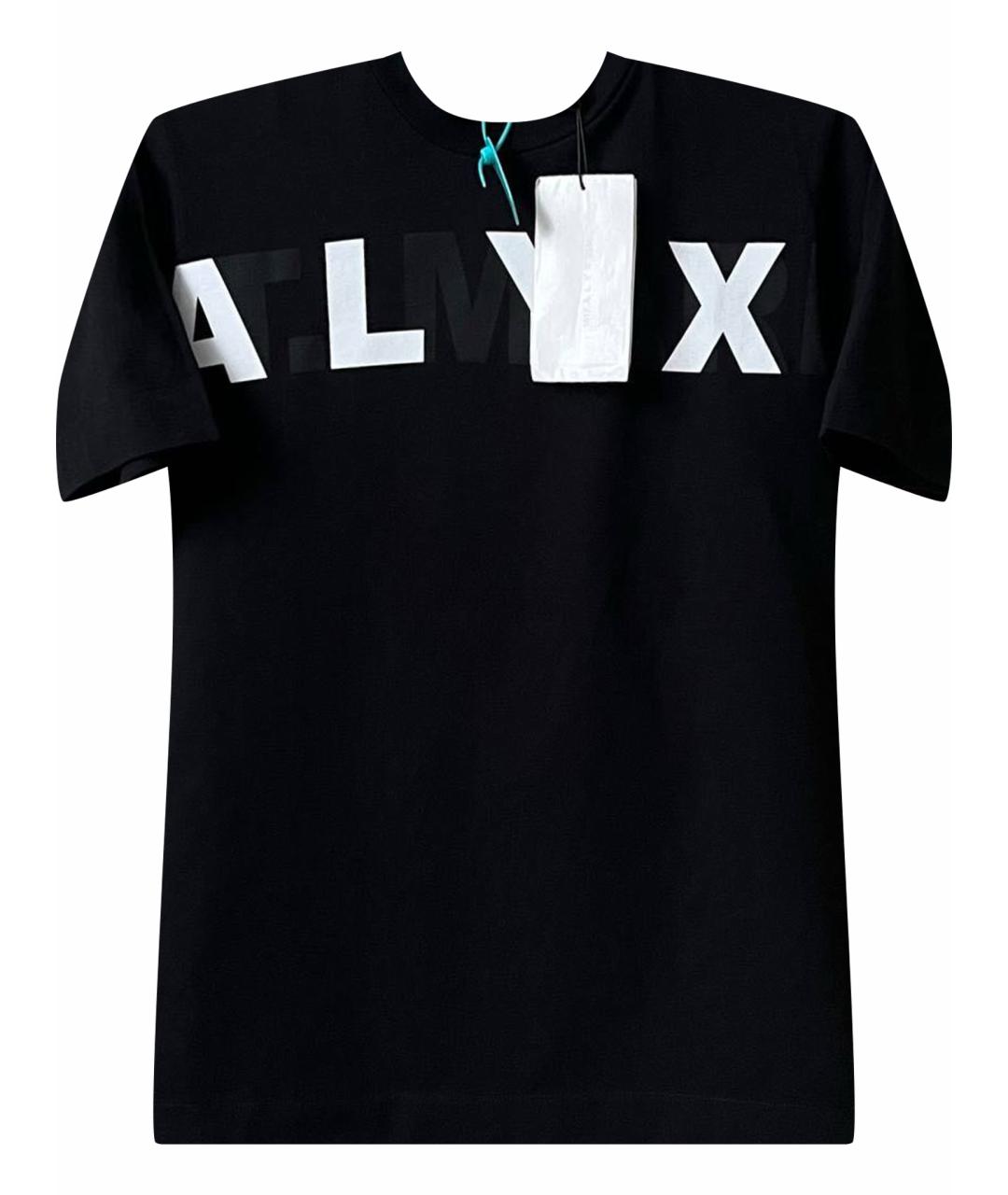 1017 ALYX 9SM Черная хлопковая футболка, фото 1