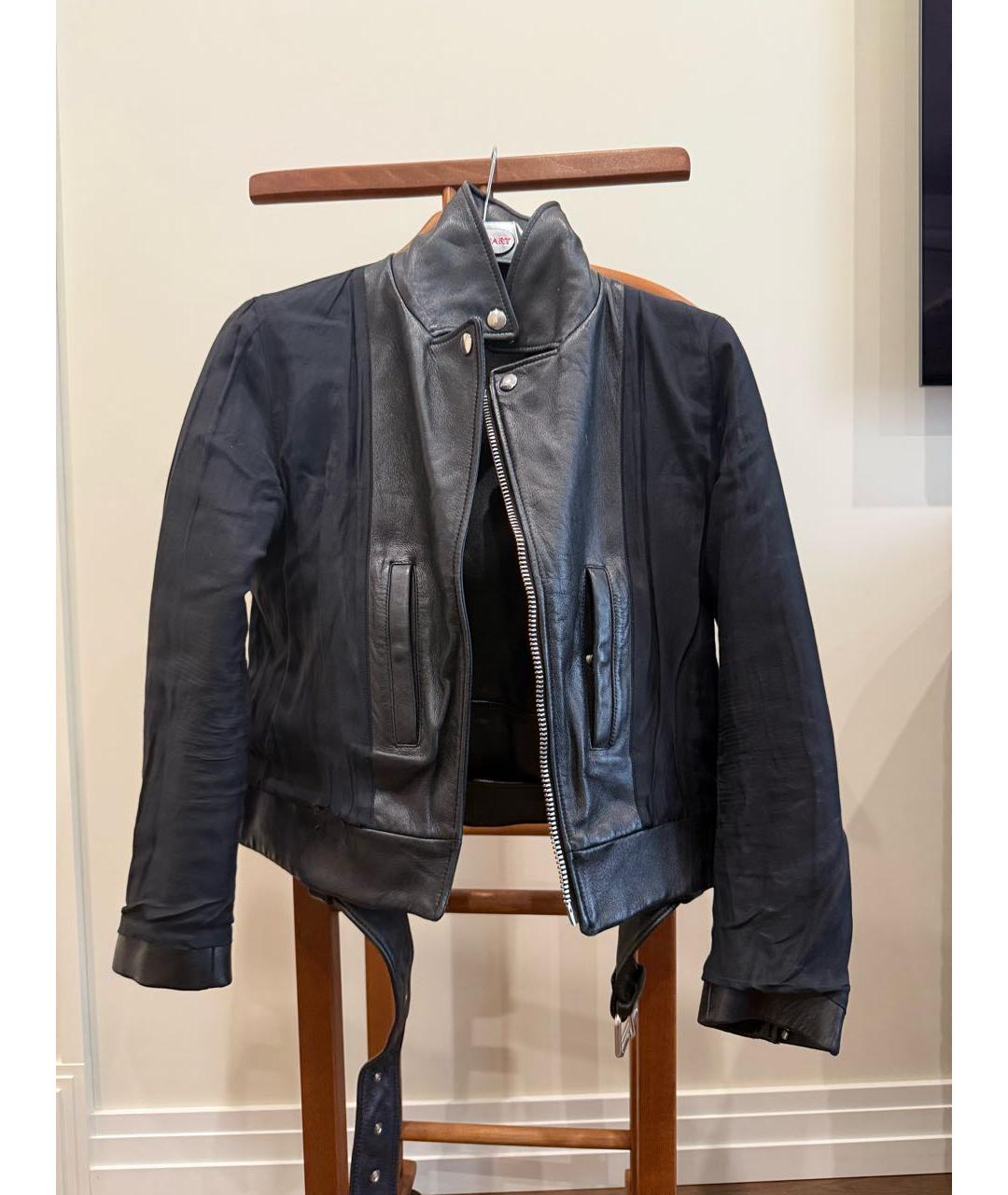 ACNE STUDIOS Черная кожаная куртка, фото 6