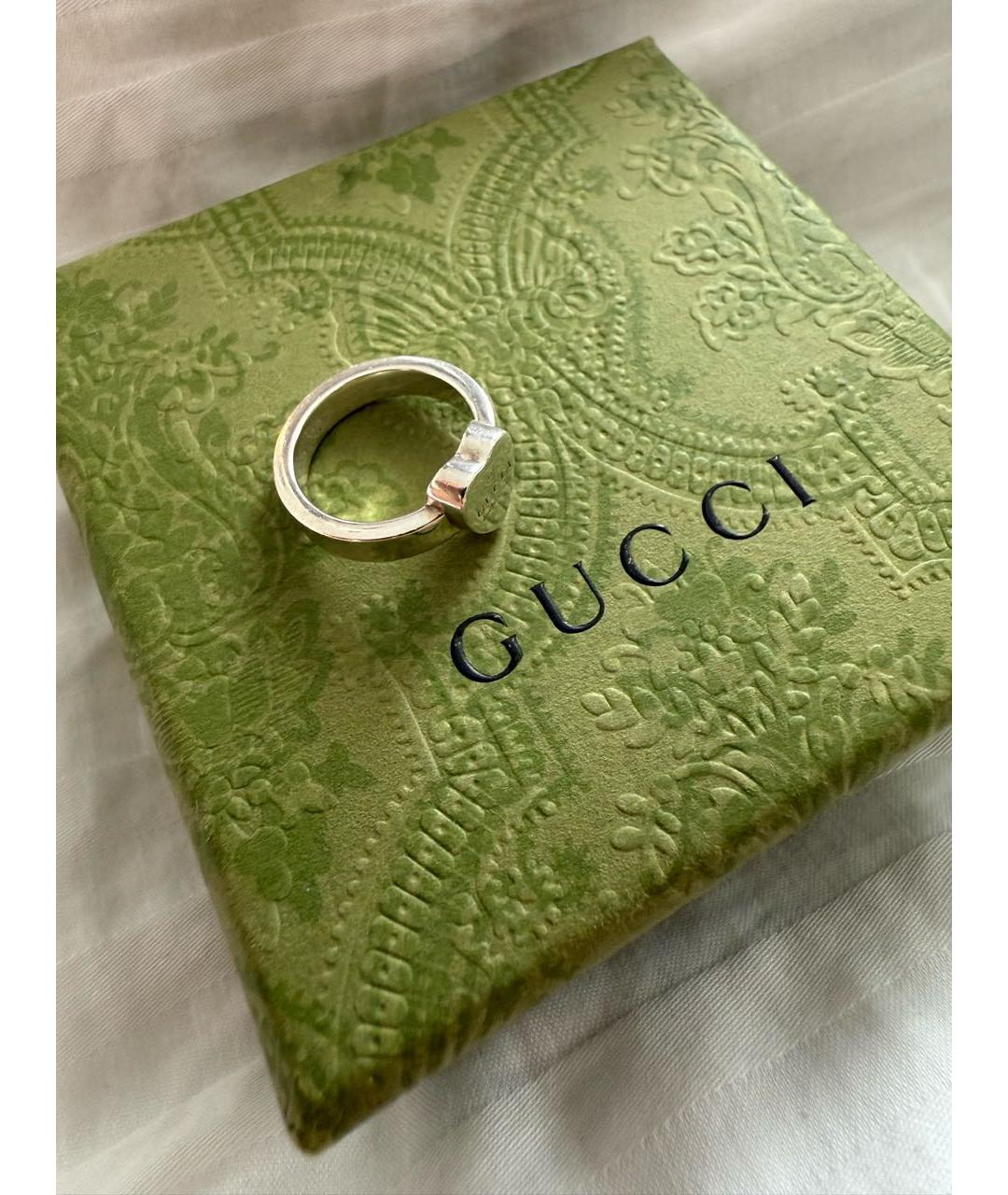 GUCCI Серебряное серебряное кольцо, фото 2