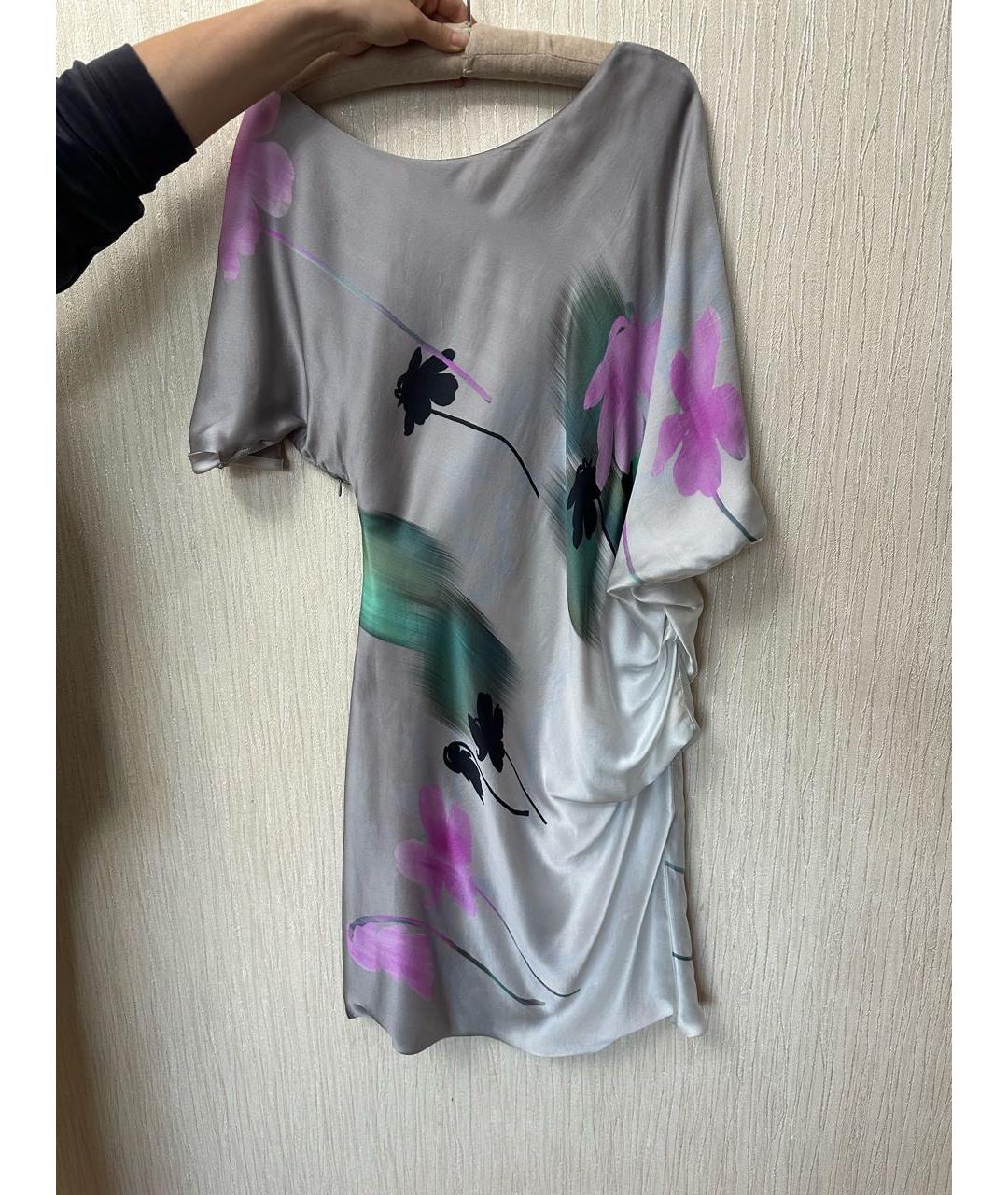 GIORGIO ARMANI Мульти шелковое вечернее платье, фото 2