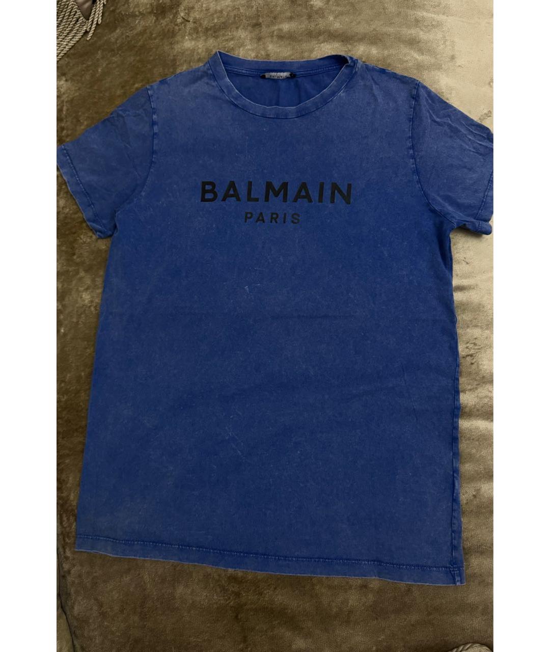BALMAIN Синий хлопковый детская футболка / топ, фото 5