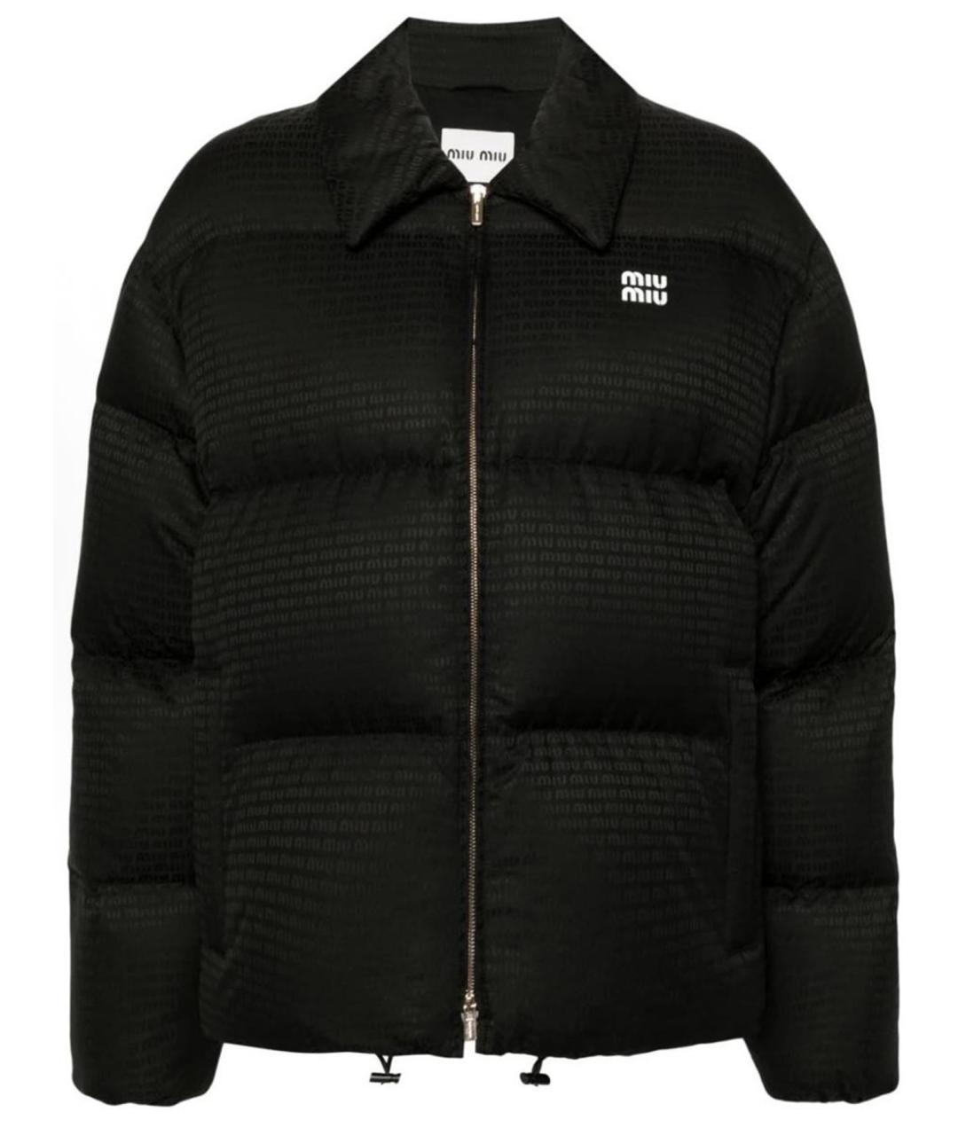 MIU MIU Черный пуховик, фото 4