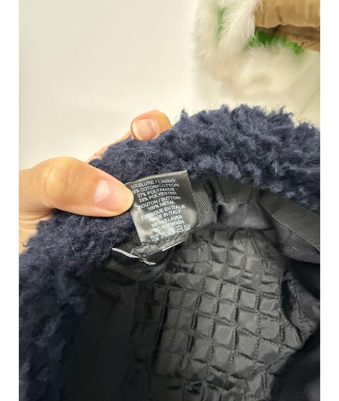CHANEL Черная хлопковая шапка, фото 7