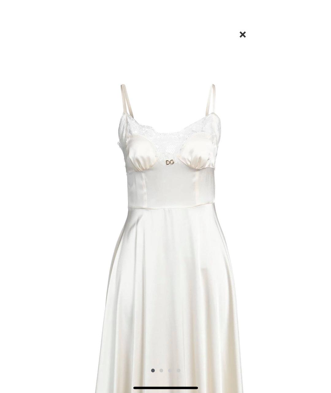 DOLCE&GABBANA Бежевое повседневное платье, фото 3