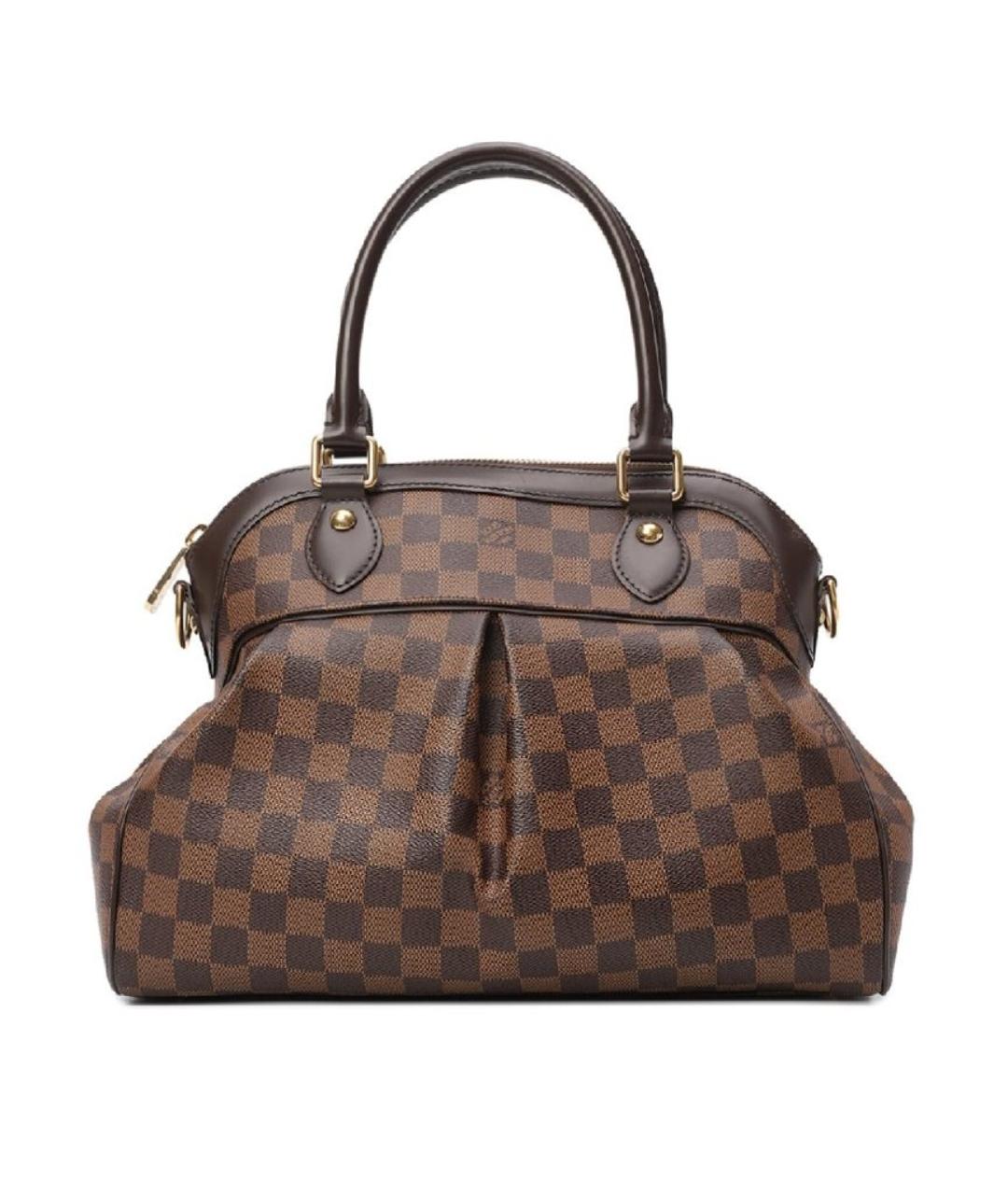 LOUIS VUITTON Коричневая сумка с короткими ручками, фото 10