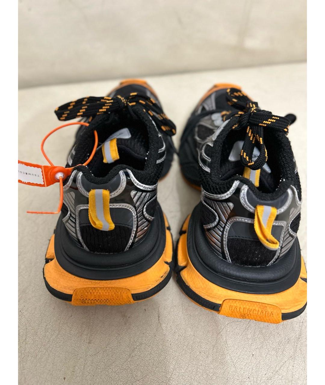 BALENCIAGA Оранжевое низкие кроссовки / кеды, фото 4